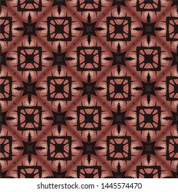Unique geometric swatch. Perfect for wrapping paper, wallpaper, textile and surface design. Creative Ethnic Style seamless pattern
