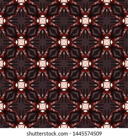 Unique geometric swatch. Perfect for wrapping paper, wallpaper, textile and surface design. Creative Ethnic Style seamless pattern