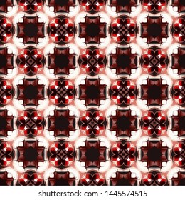 Unique geometric swatch. Perfect for wrapping paper, wallpaper, textile and surface design. Creative Ethnic Style seamless pattern