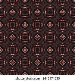 Unique geometric swatch. Perfect for wrapping paper, wallpaper, textile and surface design. Creative Ethnic Style seamless pattern