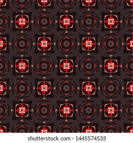 Unique geometric swatch. Perfect for wrapping paper, wallpaper, textile and surface design. Creative Ethnic Style seamless pattern