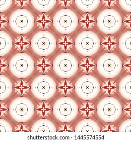 Unique geometric swatch. Perfect for wrapping paper, wallpaper, textile and surface design. Creative Ethnic Style seamless pattern
