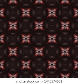 Unique geometric swatch. Perfect for wrapping paper, wallpaper, textile and surface design. Creative Ethnic Style seamless pattern