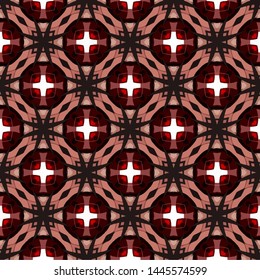Unique geometric swatch. Perfect for wrapping paper, wallpaper, textile and surface design. Creative Ethnic Style seamless pattern