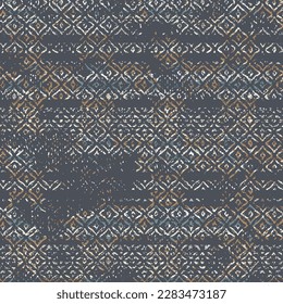 Unique Geometric Vector Seamless Pattern made in ethnic style. Aztec textile print. Perfect for site backgrounds, wrapping paper and fabric design.