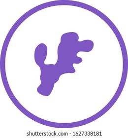 Unique Ginger Vector Glyph Icon