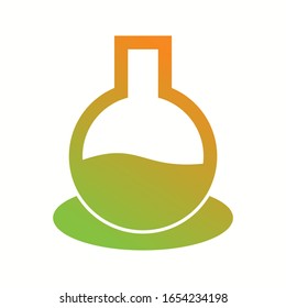 Einzigartiges Glasbecherglas-Vektorillustration-Symbol