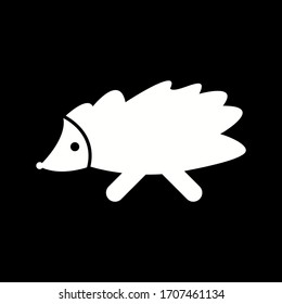 Unique Glyph inverted vector icon