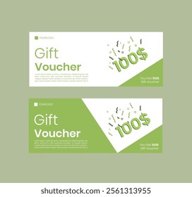 Unique good looking gift voucher card