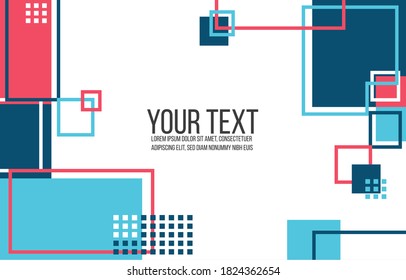 Unique gradient background,shapes and geometric elements in memphis style.Abstract design cards perfect for prints,flyers,banners,invitations,special offer and more.