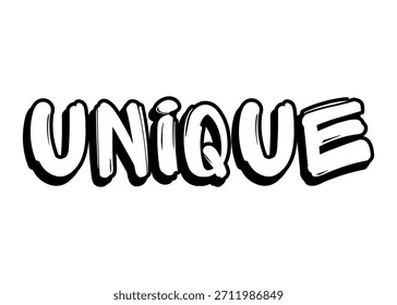 Fuente única de Vector de palabras de graffiti
Palabra de fuente del Vector en un fondo blanco
