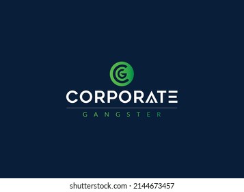 Unique Green Colour And Modern Minimal Logo For Company Or Business Simple Modern Logo And Icon, Excellent 1 Concept Corporate Logo Concept.