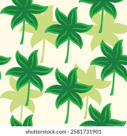 unique green leaf pattern, green leaf vector format, textile fabric design