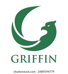 unique griffin inspiration for logos, icons and symbols on banners