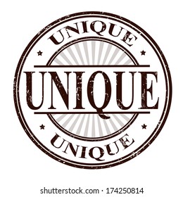 Unique grunge rubber stamp vector illustration