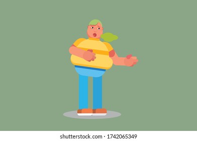 Unique Halloween characters with simple colors and easily editable layers.