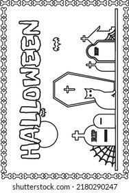 Unique Halloween Horror Pumpkin, Boo, Cat, Witch, Wolf, Character, Hat and More Element Vector Illustrations