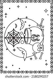 Unique Halloween Horror Pumpkin, Boo, Cat, Witch, Wolf, Character, Hat and More Element Vector Illustrations