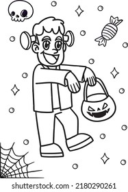 Unique Halloween Horror Pumpkin, Boo, Cat, Witch, Wolf, Character, Hat and More Element Vector Illustrations