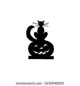 Unique Halloween icon design featuring spooky elements, perfect for seasonal branding, t-shirts, stickers, invitations, and digital products.