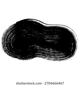 Únicos traçados de pincel desenhados à mão criam um fundo preto inspirado no grunge