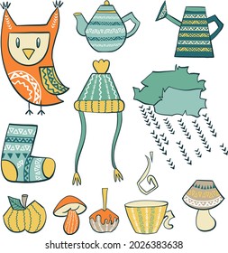 Unique Hand drawn vector illustrations for baby prints, children posters, home decor, invitations etc.