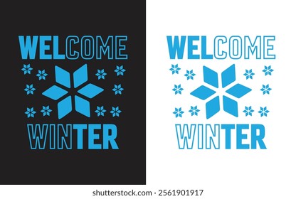 Unique Happy Winter Day T-shirt Design