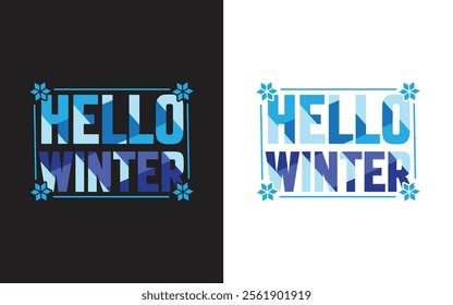 Unique Happy Winter Day T-shirt Design