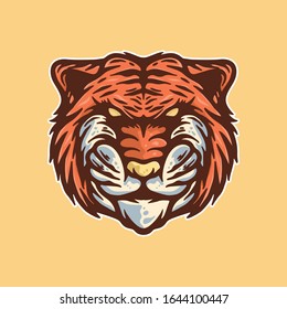 Unique Head animal illustration with full color