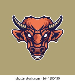 Unique Head animal illustration with full color
