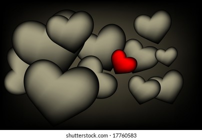 unique heart