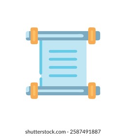 Unique History Scroll Icon Design