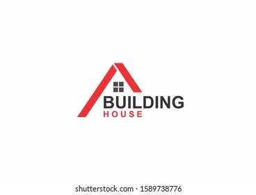 unique home estate icon vector template design