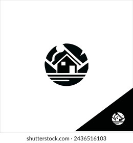 Unique Home icon. Home vector illustration symbol.
