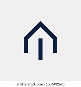 Unique Home Vector Logo Design