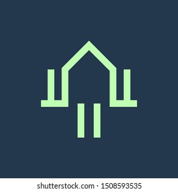 Unique Home Vector Logo Design