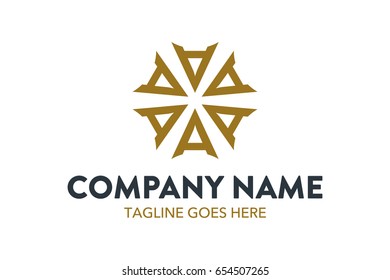 Unique Hotel Logo Template