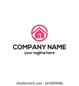 
unique house building logos, house logos