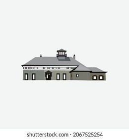 Unique House vector illustration design