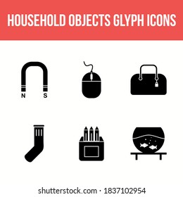 Unique Household Objects Vector Icon Set