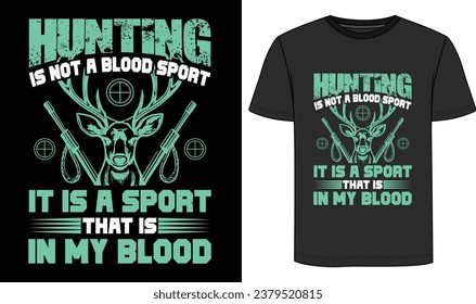 unique hunting t shirt design 