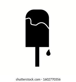 Unique Ice Lolly Vector Glyph Icon