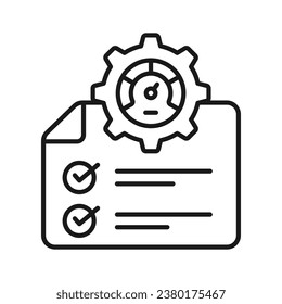 A unique icon of file management in trendy style, ready to use vector