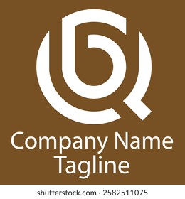Unique icon logo design template