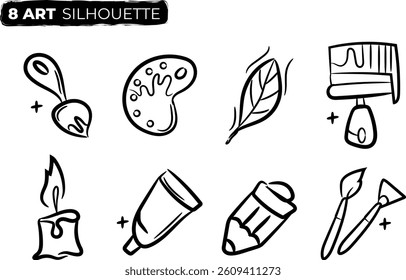 A unique icon pack of hand-drawn art