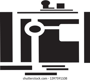 unique icon security devices in simple design
