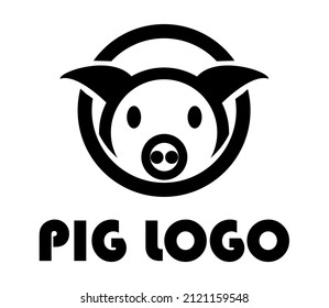 unique and iconic pig logo