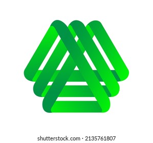 Unique And Iconic Woven Logo Vector 