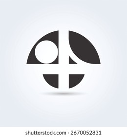 Diseño único del arte del logotipo de la identidad