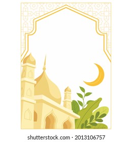 unique illustration of islamic new year day